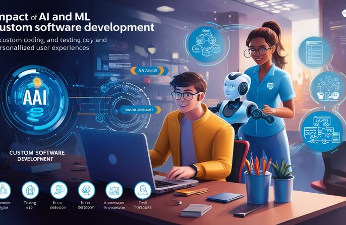 AI and ML Transforming Custom Software Development