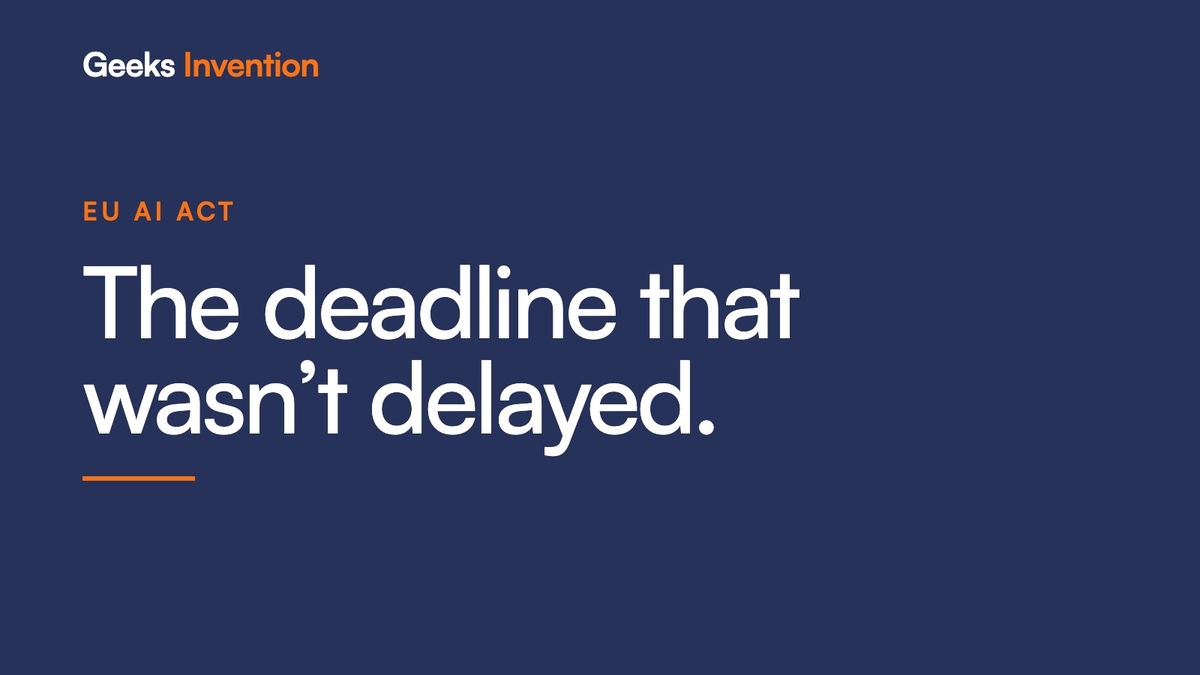 The EU AI Act Deadline That Wasn't Delayed
